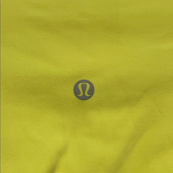 Lululemon Align HR Crop 21 “ Bright Yellow Women’s 12 NWT - Picture 7 of 9